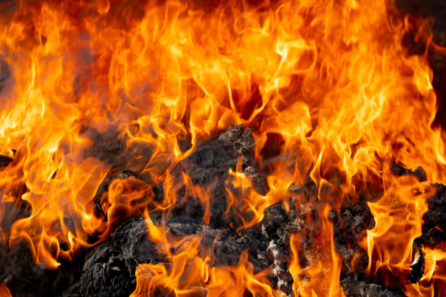 Incendio notturno, in fumo oltre mille metri di canneto
